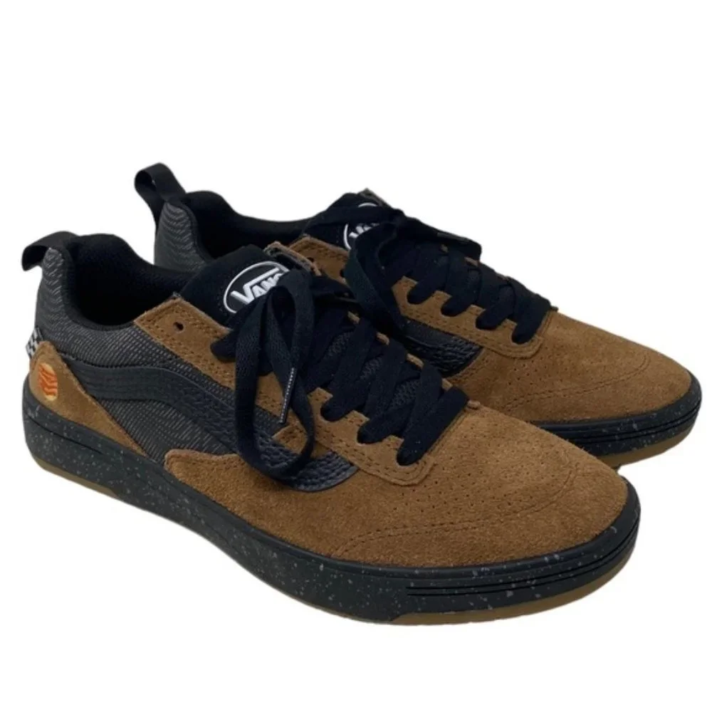 VANS Zahba Shoe For Women Skate Suede Brown Casual Sneakers Low Top VN0007QQBF0